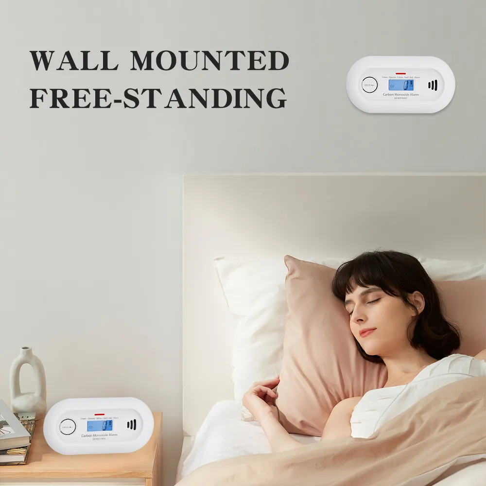 Wireless Interlinked Carbon Monoxide Alarm with 10-Year Life Battery, VC21F