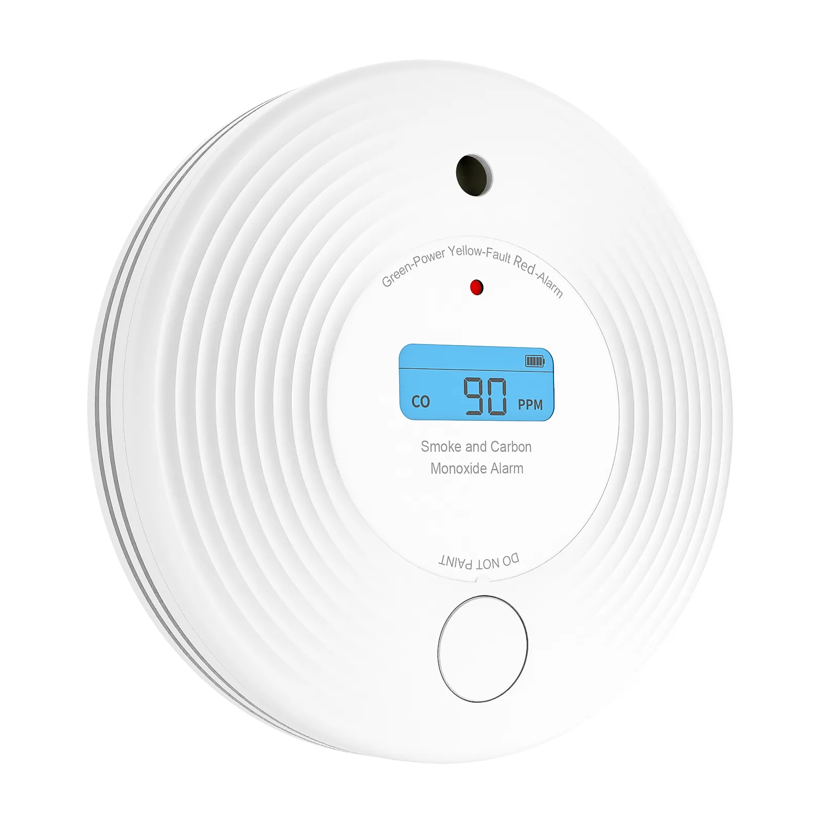 Standalone 2-in-1 Dual Sensor Smoke and CO combo Detector with Digital LCD Display, VCS52