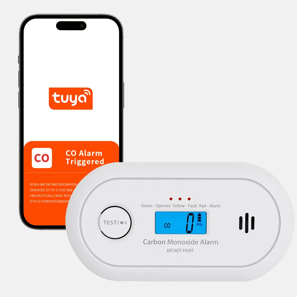 WiFi Carbon Monoxide Detector with Tuya/Smart Life App, VC22WR